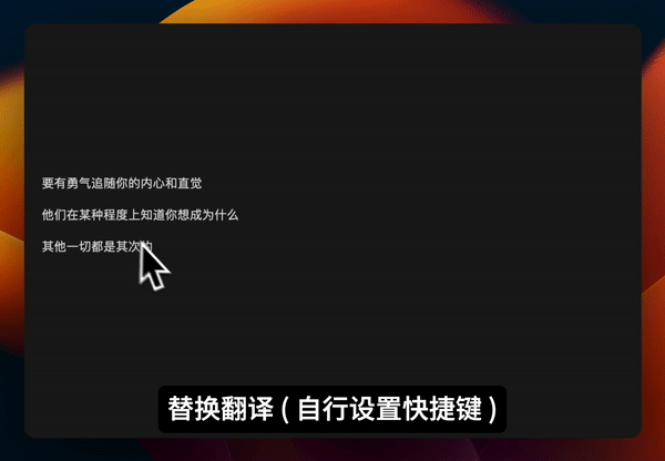 替换翻译